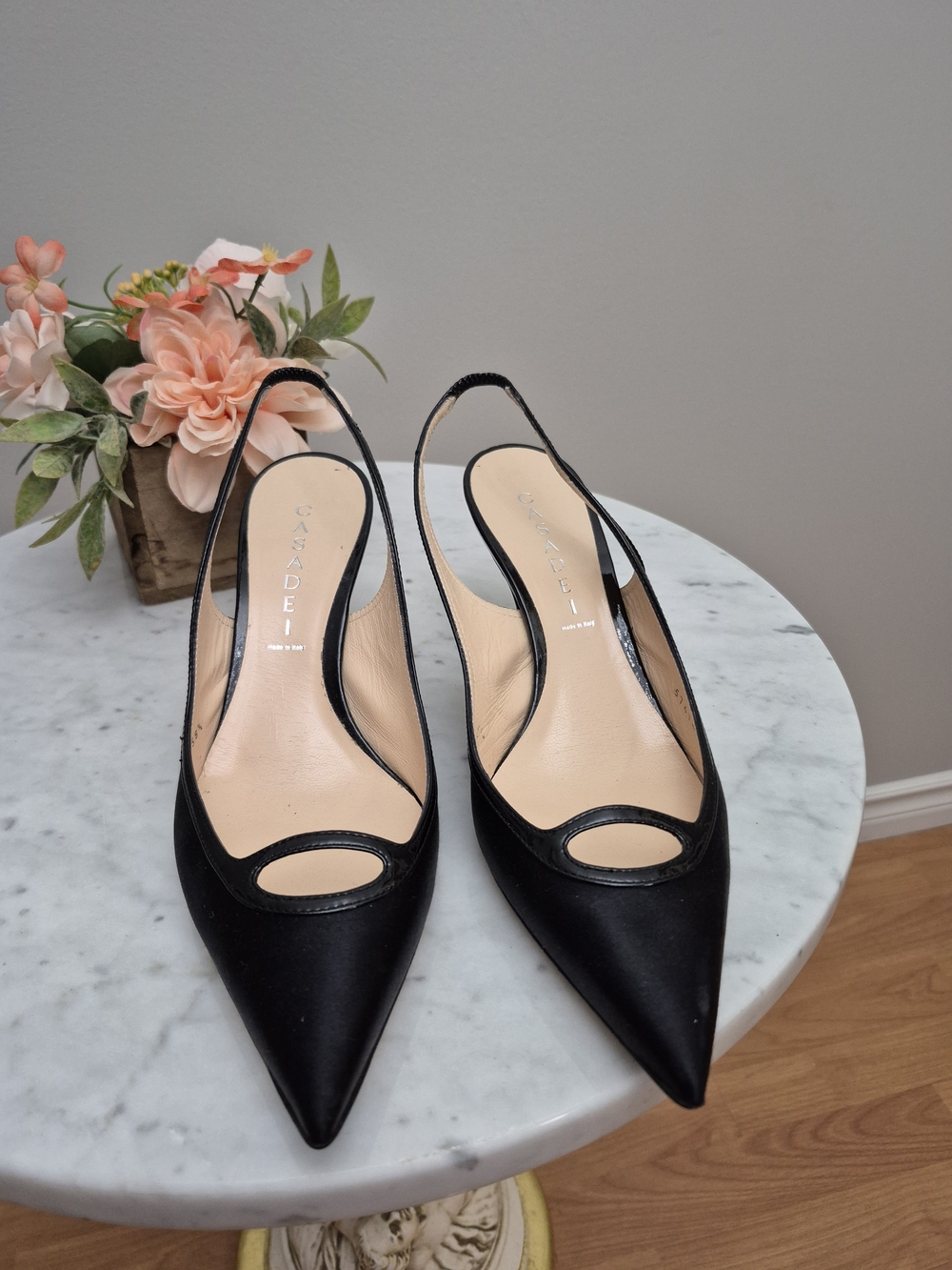 CASADEI Slingback Pointed-Toe Heels - Picture 2 of 8